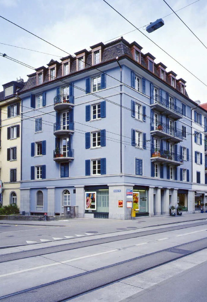 MFH Seefeldstrasse, Zürich, Gesamtsanierung und Dachgeschoss-Ausbau, Aussenansicht