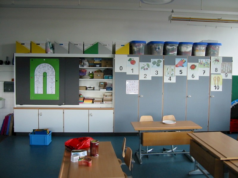 Schulhaus Güpf Hedingen, Sanierung des Alten Schulhauses, Innenansicht